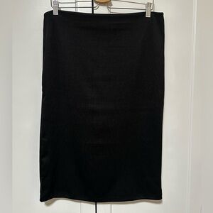 Forever 21 Black Pencil Skirt - Slim Midi